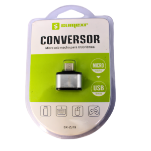 B5 – ADAPTADOR OTG USB FEMEA X V8 MACHO SUMEXR / GOLD – 45365