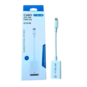 C10 - CABO OTG USB FEMEA X IPHONE MACHO IT BLUE – 45368