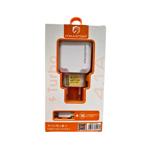 C21 - KIT CARREGADOR GOLD/HMASTON 2 ENTRADAS LIGTHNING 3.1A  Y18-2 - 52394