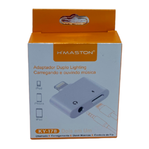 C6 - CABO ADAPTADOR IPHONE 7 + P2 FEMEA - 16227