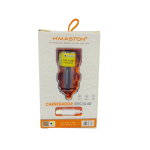 A7 – CARREGADOR VEICULAR HMASTON COM CABO TYPE-C LS-04-3 - 62857