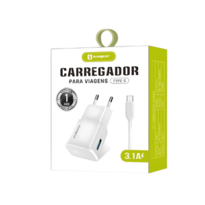 D18 - KIT CARREGADOR SUMEXR  TYPE-C 3.1A SX-FC27-C - 62428